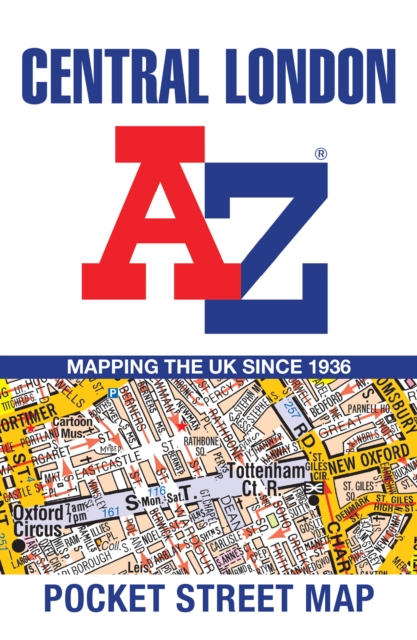 Image of Central London A-Z Pocket Street Map