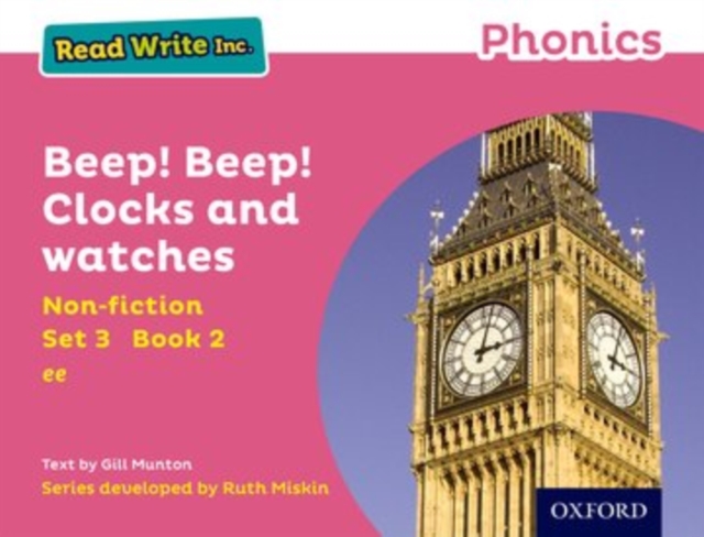 Cover: Read Write Inc. Phonics: Beep! Beep! Clocks and Watches (Pink Set 3 Non-fiction 2)