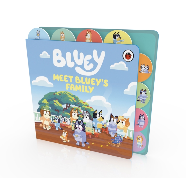 Image of Bluey: Meet Bluey's Family: Tabbed Board Book
