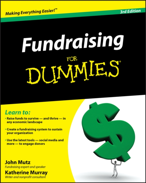 Cover of Fundraising For Dummies 3e