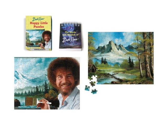 Cover of Bob Ross: Happy Little Puzzles