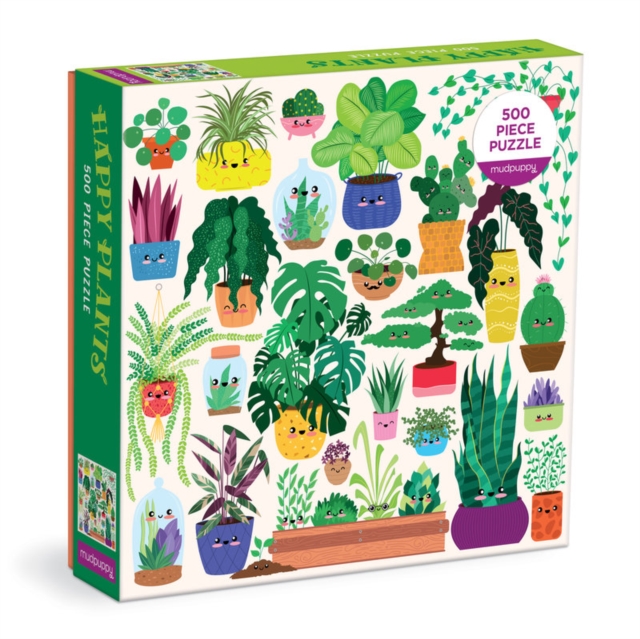 Cover of Happy Plants 500 Piece Family Puzzle