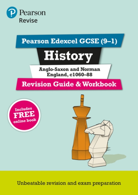 Image of Pearson REVISE Edexcel GCSE History Anglo-Saxon & Norman England Revision Guide & Workbook: incl. online revision and quizzes - for 2025, 2026 exams