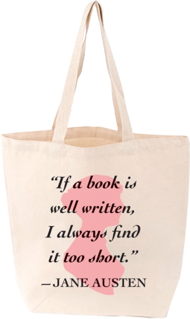 Image of Jane Austen Quote LoveLit Tote FIRM SALE
