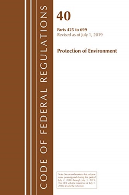 Cover of TITLE 40 ENVIRONMENT 425-699