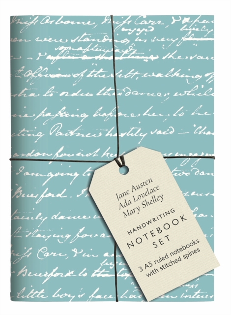 Cover of Jane Austen, Ada Lovelace, Mary Shelley Handwriting Notebook Set