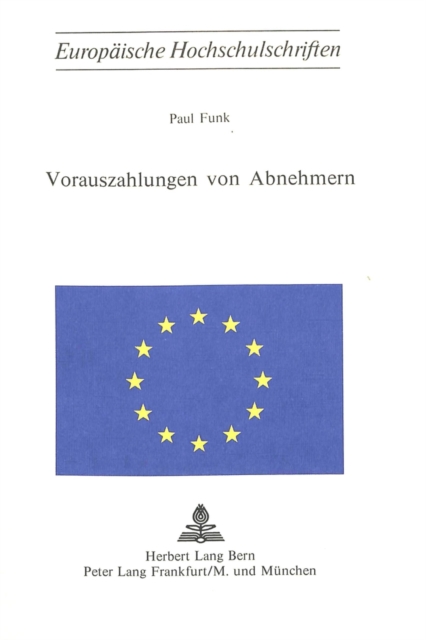 Cover of Vorauszahlungen Von Abnehmern