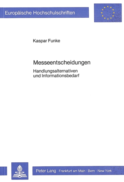 Cover of Messeentscheidungen