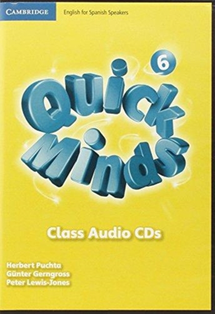 Cover of Quick Minds Level 6 Class Audio CDs (5) Spanish Edition