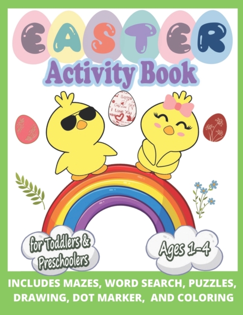 Image of Funny & Happy Easter Coloring and Activity Book for Toddlers and Preschoolers Gift
