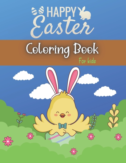 Cover of Happy Easter Coloring Book For kids