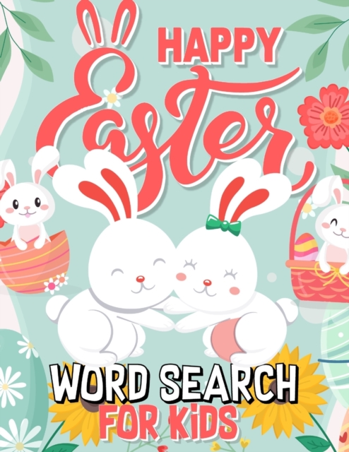 Cover of Happy Easter Word Search For Kids